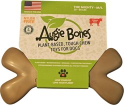 Augie Bones Mighty Beef Plant Based Tough Dog Chew Toy, Brown, 7.5-in, 1 count slide 1 of 2