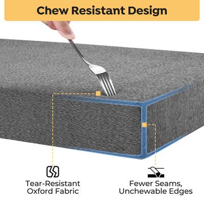 Show full view: Veehoo Chew Proof Dog Crate Mat, Black, XX-Large slide 6 of 9