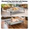 Show in main carousel: Veehoo Elevated Dog Bed with Bolster Mat, Sky Grey, Large slide 7 of 10