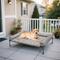 Show in main carousel: Veehoo Elevated Dog Bed with Bolster Mat, Sky Grey, Large slide 8 of 10