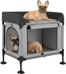 Veehoo Beside Dog Bunk Bed, Grey