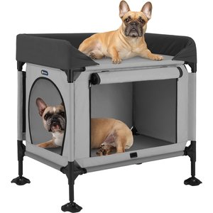 Veehoo Beside Dog Bunk Bed, Grey