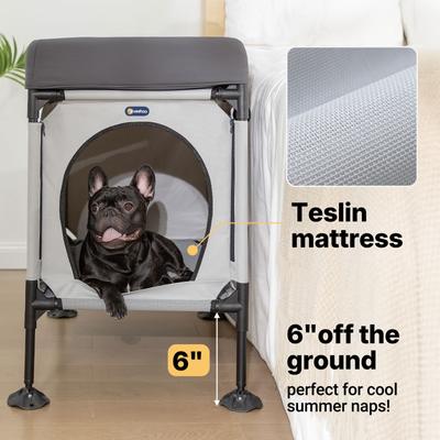 Show full view: Veehoo Beside Dog Bunk Bed, Grey slide 5 of 10