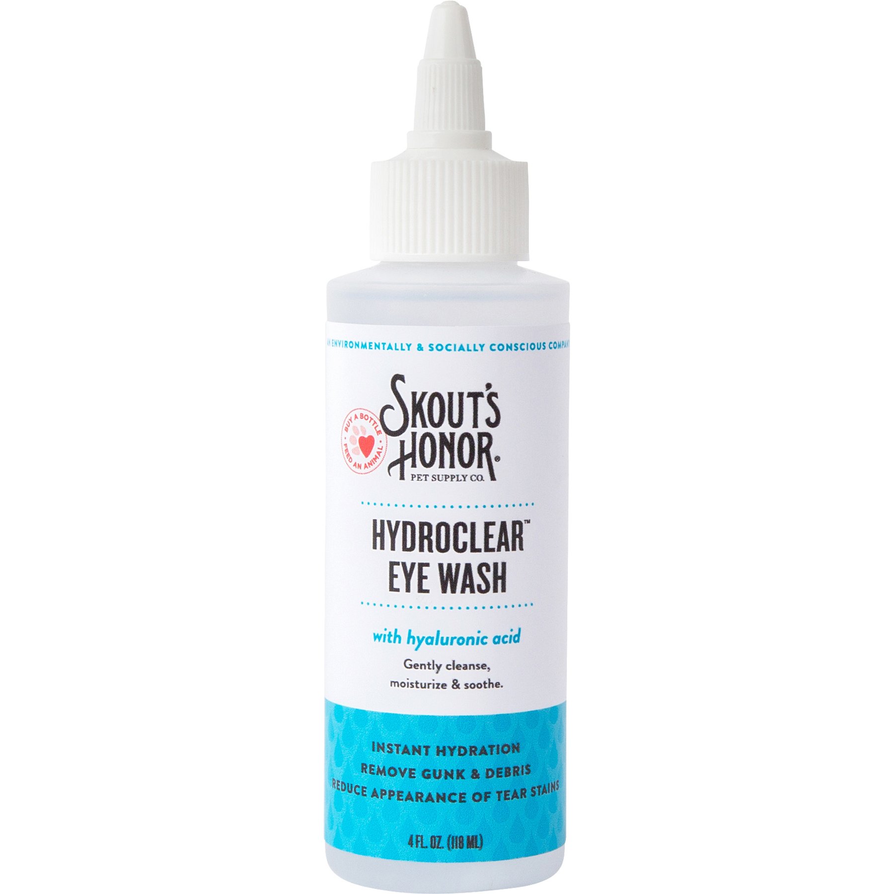 Skout's Honor Hydroclear Dog & Cat Eye Wash, 4-fl oz bottle