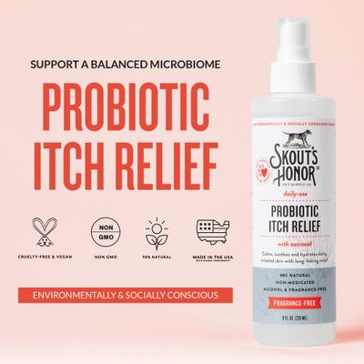 Show full view: Skout's Honor Probiotic Itch Relief, 8-fl oz bottle slide 3 of 11
