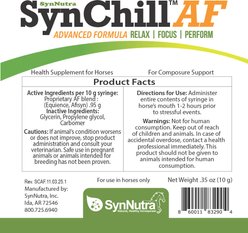 SynNutra Equine SynChill AF Calming Gel slide 2 of 4