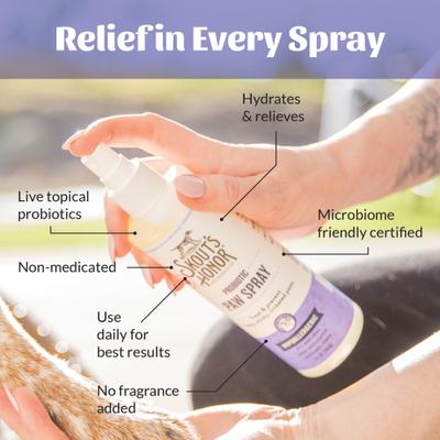 Show full view: Skout's Honor Probiotic Dog & Cat Paw Spray, 8-fl oz bottle slide 5 of 11