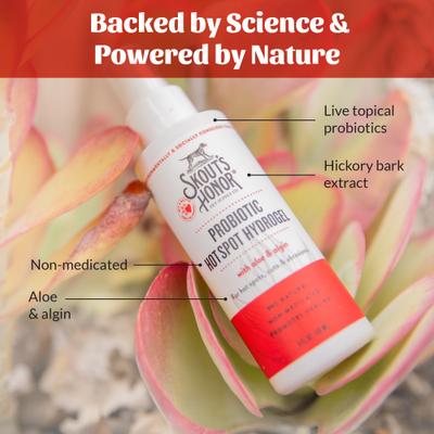 Show full view: Skout's Honor Probiotic Hot Spot Hydrogel, 4-fl oz bottle slide 5 of 11
