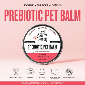 Skout's Honor Prebiotic Dog & Cat Balm, 2-fl oz jar