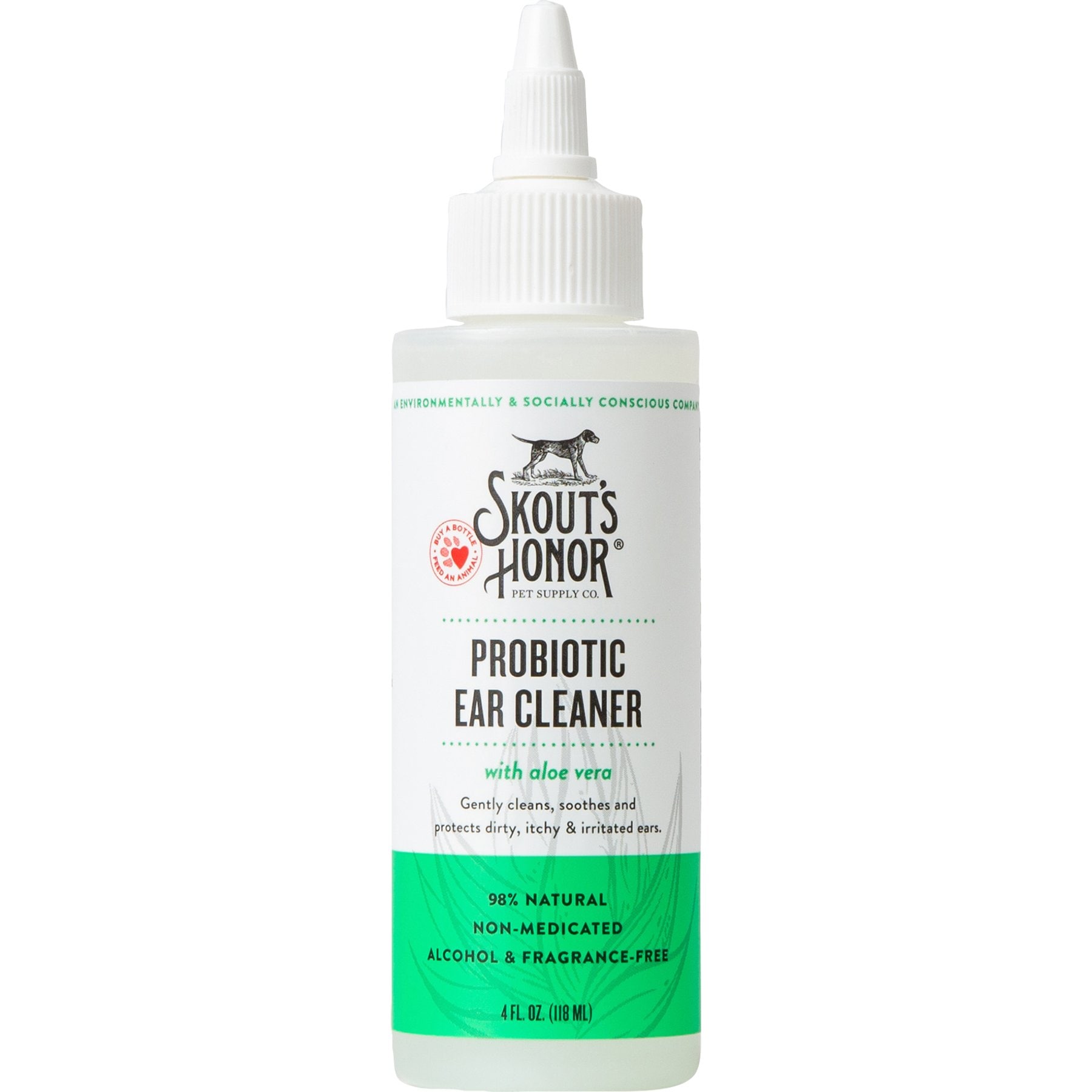 Skout's Honor Probiotic Dog Ear Cleaner, 4-fl oz bottle