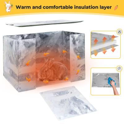 Show full view: Coziwow Outdoor Heated Indoor Small Pet House, 25-in, Gray with Pattern slide 3 of 8