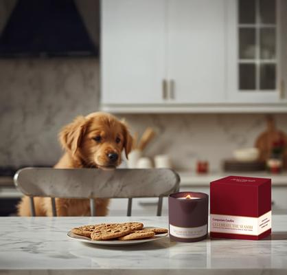 Show full view: Companion Candles Celebrate the Season Cookie Butter, Brown Sugar & Vanilla Scented Pet-Friendly Candle, 11.8-oz jar slide 5 of 7