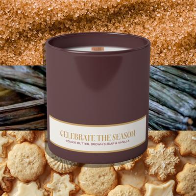 Show full view: Companion Candles Celebrate the Season Cookie Butter, Brown Sugar & Vanilla Scented Pet-Friendly Candle, 11.8-oz jar slide 2 of 7