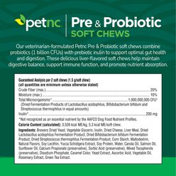 petnc Probiotics & Prebiotics Soft Chews Digestive Health Supplement for Dogs, 120 count slide 2 of 8
