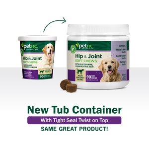 petnc Hip & Joint Soft Chews Joint Supplement for Dogs, 90 count