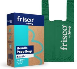 Frisco Handle Dog Poop Bags, Unscented, 120 count