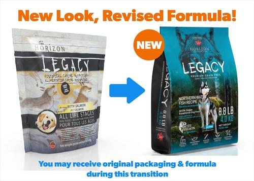 Show full view: Horizon Legacy Northern Water Fish Recipe Dry Dog Food, 8.8-lb bag slide 3 of 11