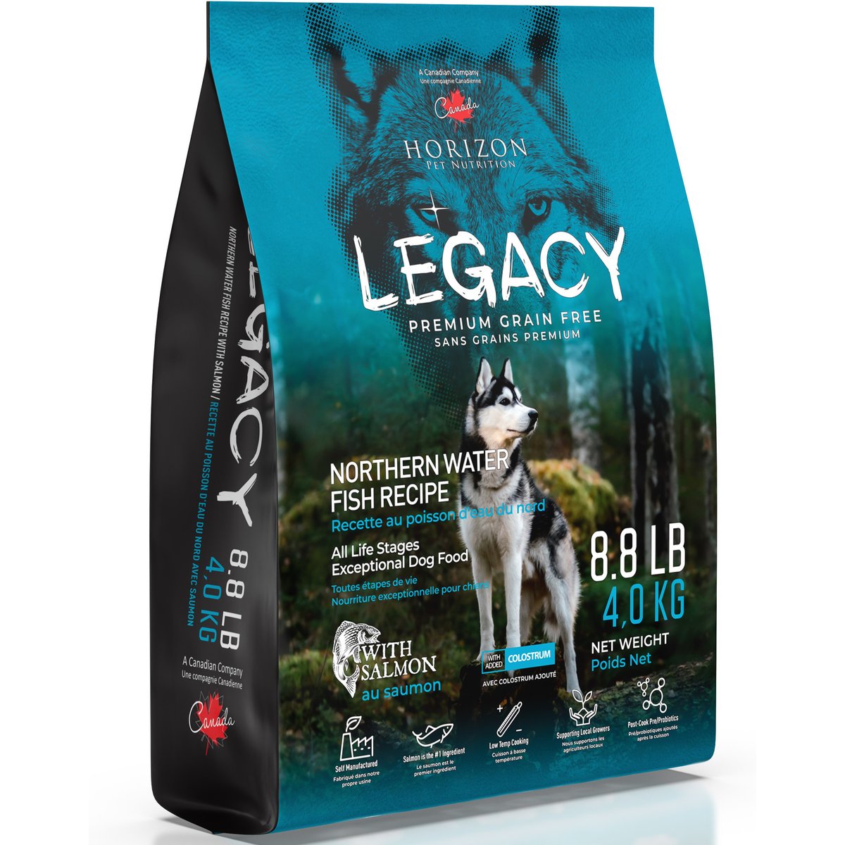 Horizon Legacy with Salmon All Life Stages Dry Dog Food, 8.8-lb bag