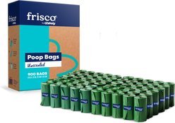 Frisco Refill Dog Poop Bags, Unscented, 900 count