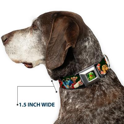 Show full view: Buckle-Down Disney Muppets Character Group Pose Dog Collar, Large: 15 to 24-in neck, 1-in wide slide 7 of 8