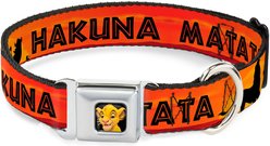 Buckle-Down Disney Lion King Hakuna Matata Sunset Dog Collar, Small: 13 to 17-in neck, 1.5-in wide slide 1 of 8