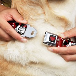Buckle-Down Disney Mickey Minnie Hugs Kisses Poses Dog Collar, Small: 9.5 to 13-in neck, 1-in wide slide 2 of 8