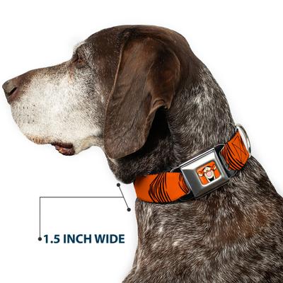 Show full view: Buckle-Down Disney Tigger Stripes Dog Collar, Medium: 16 to 23-in neck, 1.5-in wide slide 7 of 8