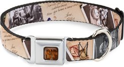 Buckle-Down Disney Up Adventure Book Snapshots Post Cards Dog Collar, Large: 15 to 24-in neck, 1-in wide