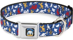 Buckle-Down Disney Donald Duck Face Poses Dog Collar, Large: 20 to 31-in neck, 1.5-in wide