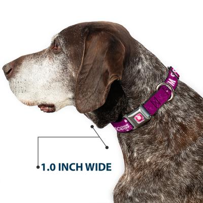 Show full view: Buckle-Down Disney Im 99.9 Percent Sure Im A Disney Princess Dog Collar, Large: 15 to 24-in neck, 1-in wide slide 6 of 8