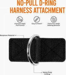 Dog Friendly Co. No-Pull D-Ring Dog Harness Attachment, Black, Small/X-Large slide 2 of 6