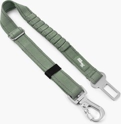 Dog Friendly Co. Adjustable Anti-Shock Bungee Dog Seat Belt, Premium Khaki