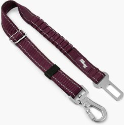 Dog Friendly Co. Adjustable Anti-Shock Bungee Dog Seat Belt, Premium Burgundy