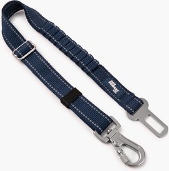 Dog Friendly Co. Adjustable Anti-Shock Bungee Dog Seat Belt, Premium Navy Blue
