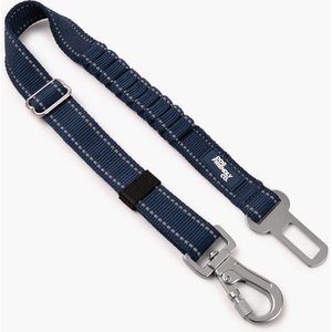 Dog Friendly Co. Adjustable Anti-Shock Bungee Dog Seat Belt, Premium Navy Blue