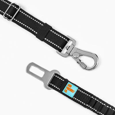 Show full view: Dog Friendly Co. Adjustable Anti-Shock Bungee Dog Seat Belt, Black slide 2 of 6