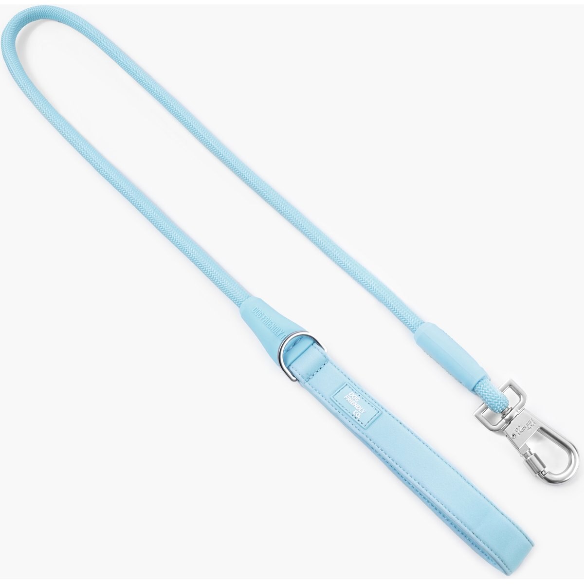Dog Friendly Co. Dog Rope Leash, Sky Blue, Small