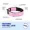 Show in main carousel: Dog Friendly Co. Comfortable & Secure with Quick Release Clip Buckle Reflective Tactical Dog Collar Black, Pink, X-Small/XX-Small slide 4 of 7