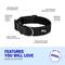 Show in main carousel: Dog Friendly Co. Comfortable & Secure with Quick Release Clip Buckle Reflective Tactical Dog Collar Black, Black, X-Small/XX-Small slide 5 of 8