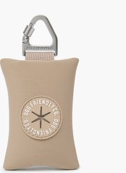 Dog Friendly Co. Neoprene Fabric Poop Bag Holder, Premium Brown