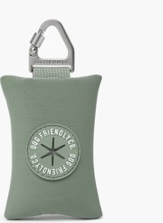 Dog Friendly Co. Neoprene Fabric Poop Bag Holder, Premium Khaki