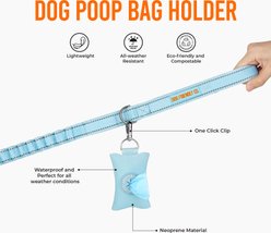Dog Friendly Co. Neoprene Fabric Poop Bag Holder, Black slide 2 of 6