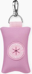 Dog Friendly Co. Neoprene Fabric Poop Bag Holder, Pink