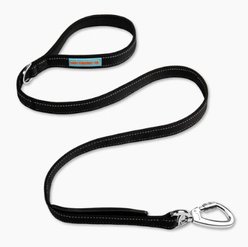 Dog Friendly Co. Classic Strain-Free Shock Resistant Dog Leash, Black, Small