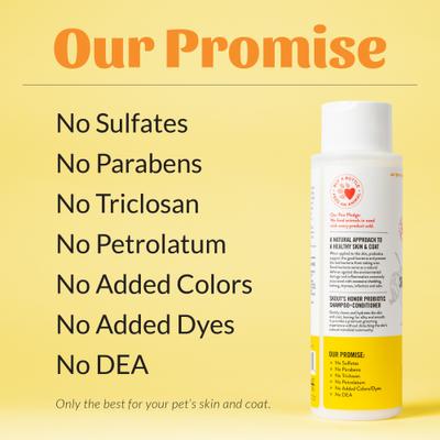 Show full view: Skout's Honor Probiotic Honeysuckle Cat Shampoo & Conditioner, 16-fl oz bottle slide 8 of 11