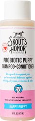 Skout's Honor Happy Puppy Probiotic Cat & Dog Shampoo & Conditioner, 16-fl oz bottle