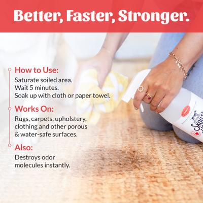 Show full view: Skout's Honor Severe Mess Stain & Odor Dog & Cat Spray, 35-fl oz bottle slide 7 of 11