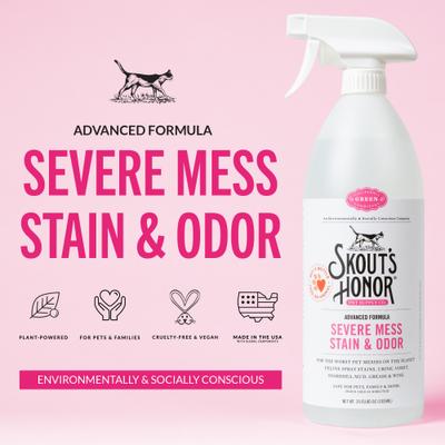 Show full view: Skout's Honor Severe Mess Solution Cat Stain & Odor Cleaner, 35-fl oz bottle slide 2 of 10