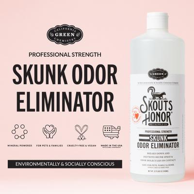 Show full view: Skout's Honor Professional Strength Skunk Odor Eliminator, 32-fl oz bottle slide 3 of 12