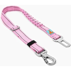 Dog Friendly Co. Adjustable Anti-Shock Bungee Dog Seat Belt, Pink